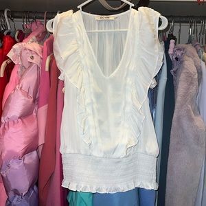 do + be ruffle top size s